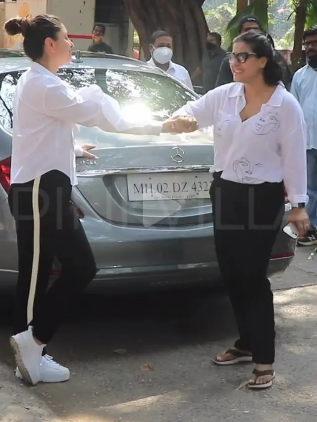 Pertemuan Kareena Kapoor dan Kajol (Foto: Pinkvilla)