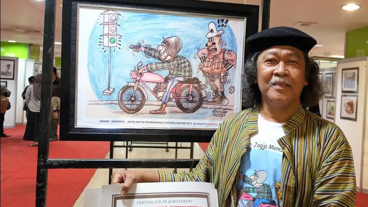 Ashady, Kartunis asal Yogyakarta