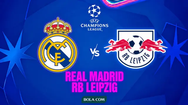 Ilustrasi Real Madrid Vs Leipzig