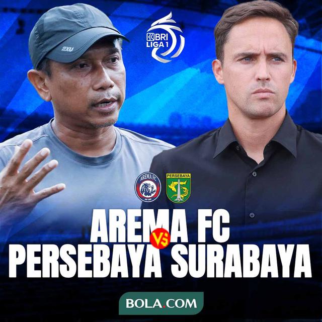 BRI Liga 1 - Duel Pelatih - Arema FC Vs Persebaya Surabaya