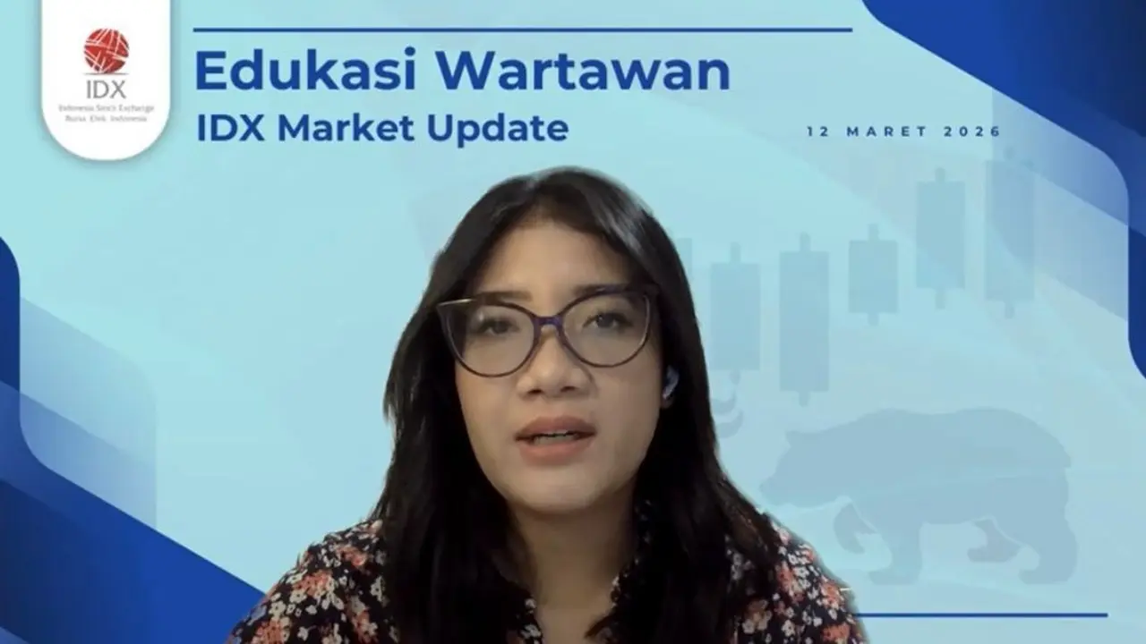 Divisi Riset BEI, Anita Kesia Zonebia dalam Edukasi Wartawan, Kamis (12/3/2026). (Liputan6.com/Tira)