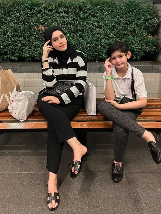 Potret Fairuz A Rafiq dan anak (Sumber:Instagram/fairuzarafiq dan Instagram/kingfaazarafiqasli)