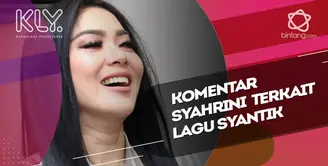 Tanggapan Syahrini tentang populernya lagu Syantik.