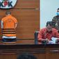 KPK menahan mantan Dirjen Holtikultura Kementan Hasanuddin Ibrahim terkait kasus korupsi pengadaan pupuk. (Liputan6.com/Fachrul Rozie)