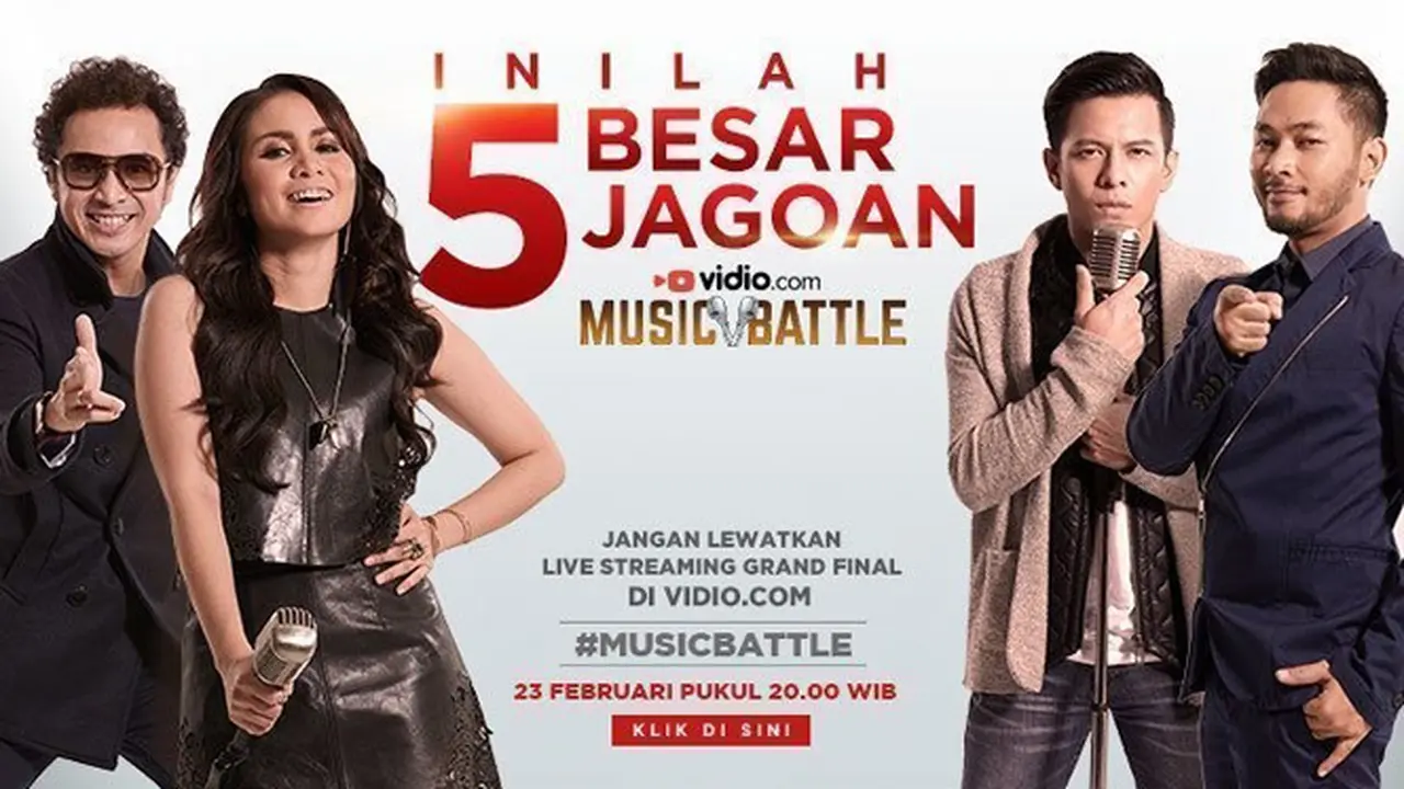 Mengenal 5 Besar Jagoan Vidio.com Music Battle