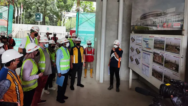 Kunjungan Presiden FIBA di Indonesia Arena