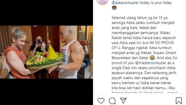 Ikut Merayakan Ultah Azka Corbuzier Sabrina Chairunnisa Cepat Dapat Pacar Biar Bisa Double Date Showbiz Liputan6 Com