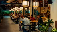 Dengan lokasi strategis, Prana Borobudur Restaurant menjadi magnet baru bagi wisatawan Candi Borobudur baik wisatawan mancanegara maupun domestik. (Liputan6.com)