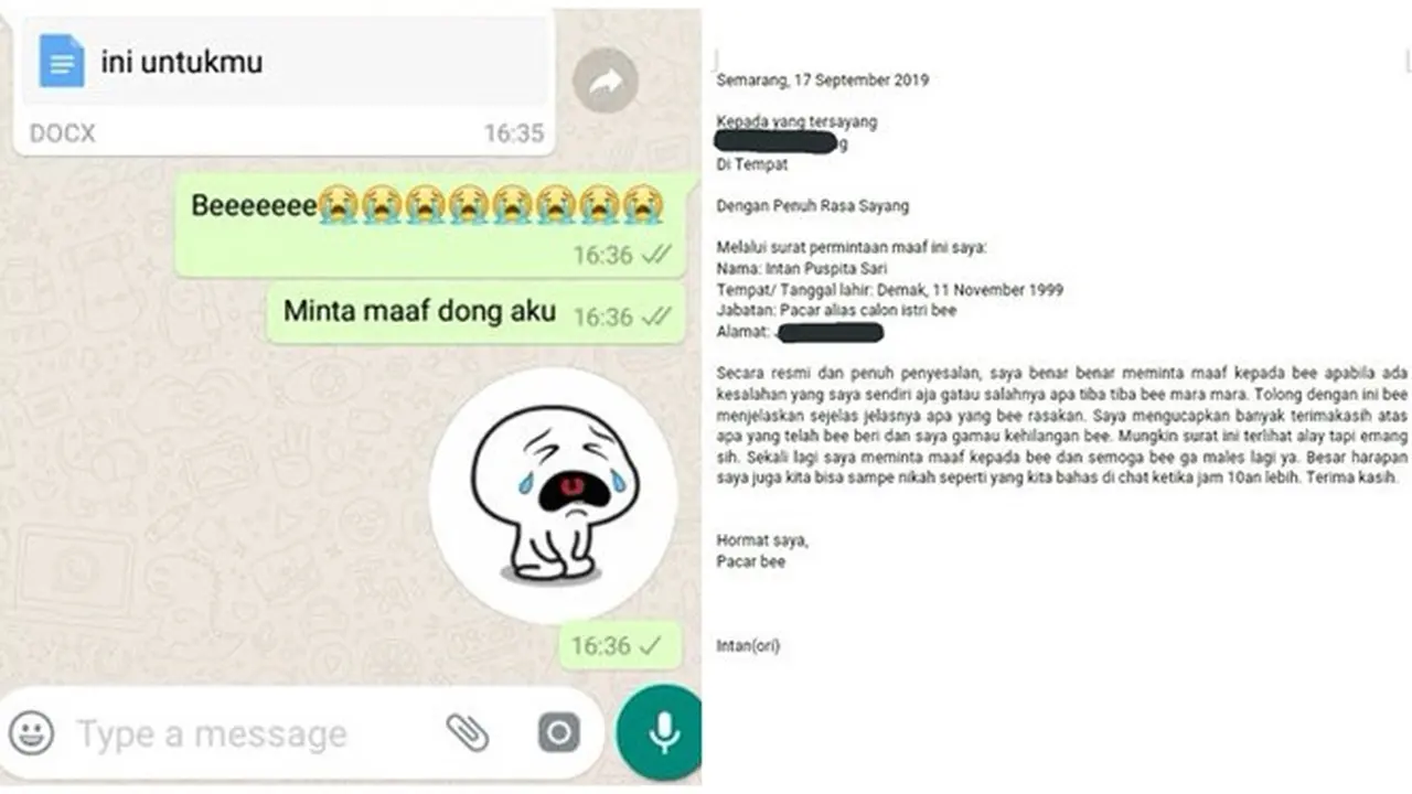 Cara Minta Maaf Pasangan Setelah Bertengkar Ini Unik Banget