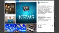 Ridwan Kamil kini memanfaatkan BBM Channel sebagai media untuk berinteraksi dengan warga dan para pendukungnya. (Instagram)