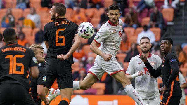 Foto Piala Eropa: Belanda Tak Terkalahkan di Fase Penyisihan Grup C Euro 2020 Usai Mengalahkan Makedonia Utara