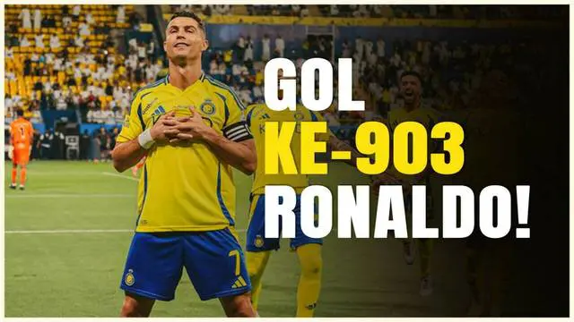 Berita Video, momen Cristiano Ronaldo cetak gol untuk Al Nassr Jumat (27/9/2024)