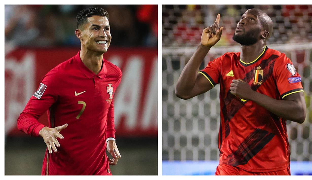 Liga Inggris yang menjadi ajang persaingan para pemain aktif dari berbagai negara ditaburi para striker tajam dengan koleksi gol internasional terbanyak. Tercatat 6 pemain aktif di Liga Inggris dengan torehan gol terbanyak saat membela Timnas masing-masing. (Kolase AFP)