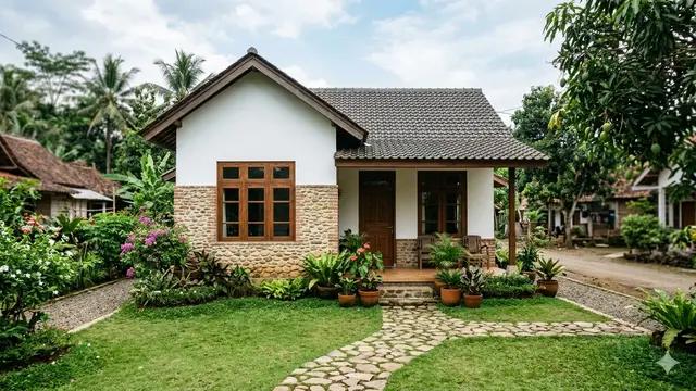 Desain Rumah Tempo Dulu yang Tetap Minimalis. Gemini