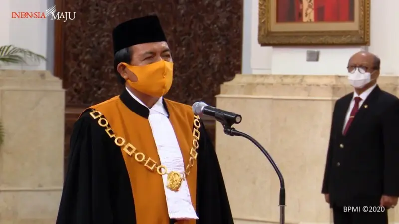 Hakim Agung Muhammad Syarifuddin resmi menjabat Ketua Mahkamah Agung (MA) 2020-2025.