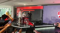 Seremoni peresmian diler Ducati dan peluncuran motor bergaya Streetfighter (ist)