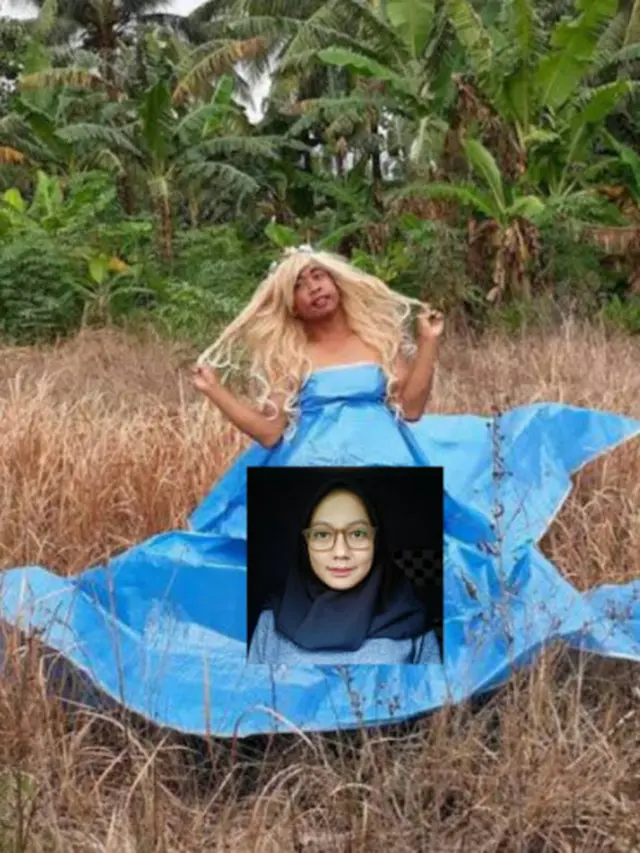 Jahilnya Aksi Warganet Edit Foto Latar Biru, Malah Bikin Ngakak Geli