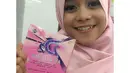 Beginilah gaya hijab Lesti di awal kariernya sebagai penyanyi dangdut Tanah Air pada tahun 2015.