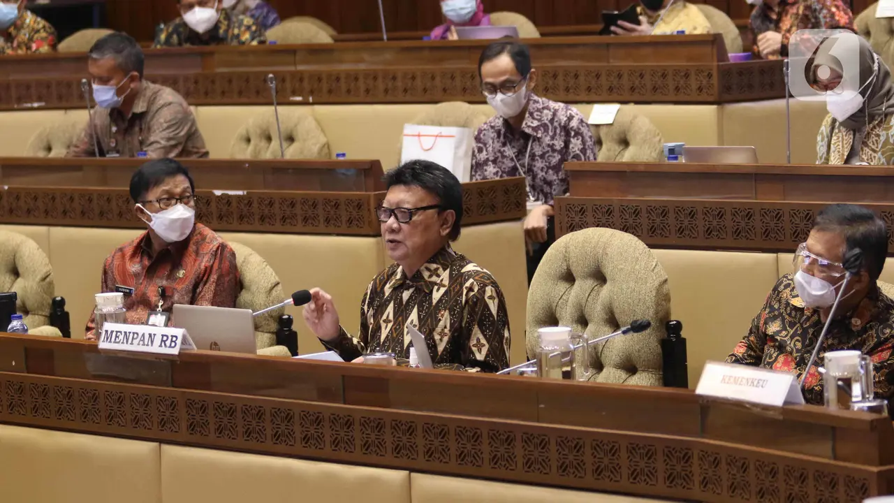 MenPAN-RB Tjahjo Kumolo Raker dengan Komisi II DPR