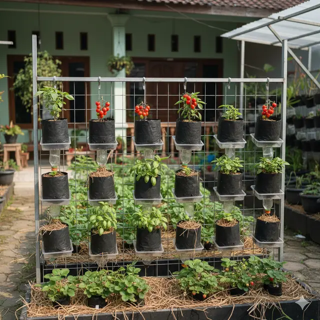 Model Kebun Sayur yang Bisa Tumpang Sari