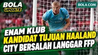 Masa depan Erling Haaland bersama Manchester City menjadi tanda tanya besar menyusul putusan bersalah dari komisi independen Premier League terkait pelanggaran regulasi finansial.
