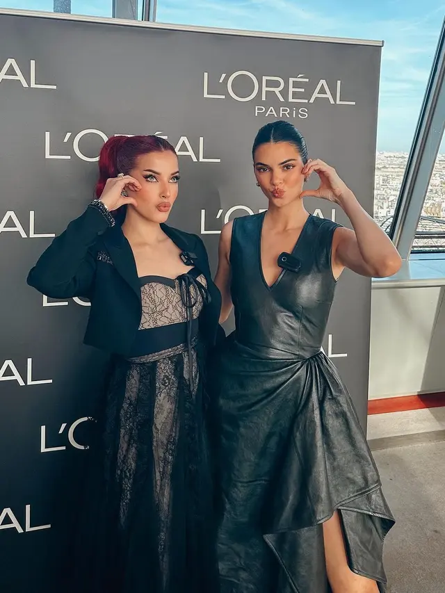Cantiknya Nggak Kebanting, 8 Gaya Glam Tasya Farasya saat Foto Bareng Kendall Jenner dan Aishwarya Rai