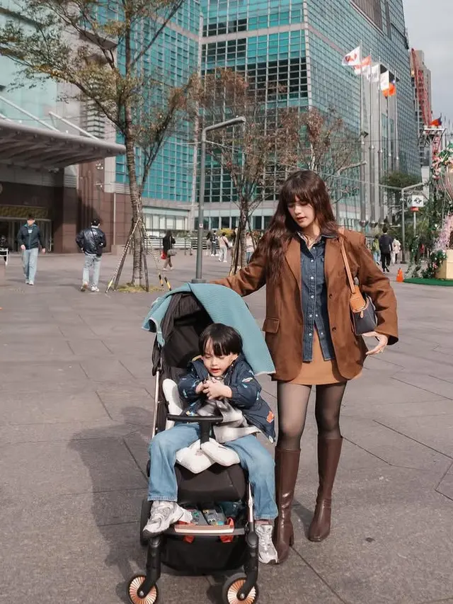 OOTD Audi Marissa Liburan Akhir Tahun di Kampung Halaman Suaminya di Taiwan. [@audimarissa]