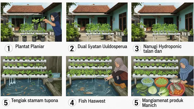 Cara Menanam Hidroponik di Atas Kolam Ikan
