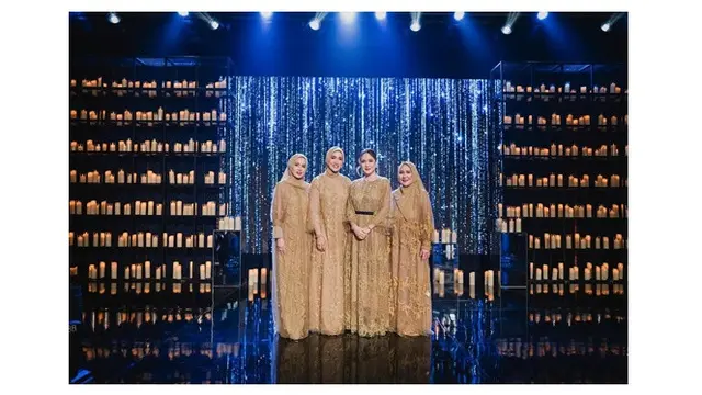Model Gamis Shandy Aulia di Ultah ke-70 Sang Ayah, Pancarkan Toleransi Keluarga
