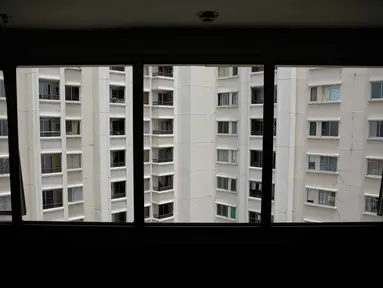 Suasana kamar yang disewakan di salah satu Apartemen di Jakarta, Senin (1/11/2021). Minimnya permintaan, membuat tingkat hunian apartemen sewa di Jakarta hanya 55 persen di kuartal III-2021, atau menurun 0,75 persen dari kuartal sebelumnya. (Liputan6.com/Faizal Fanani)