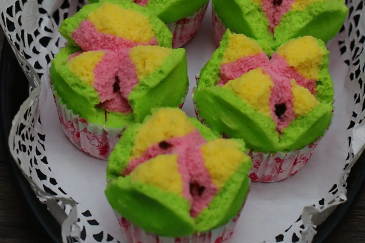 bolu kukus semangka