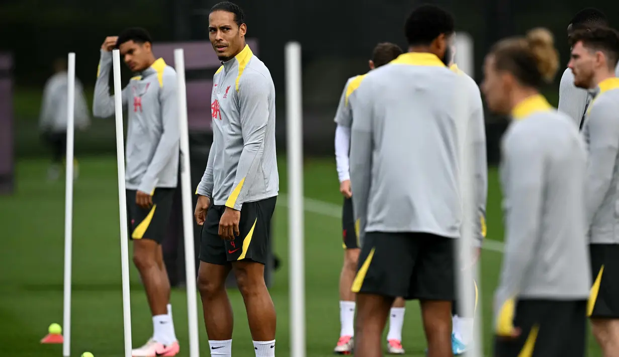 Duel Liverpool vs Bologna akan digelar pada Kamis 3 Oktober 2024 pukul 02.00 WIB dini hari. (Paul ELLIS/AFP)
