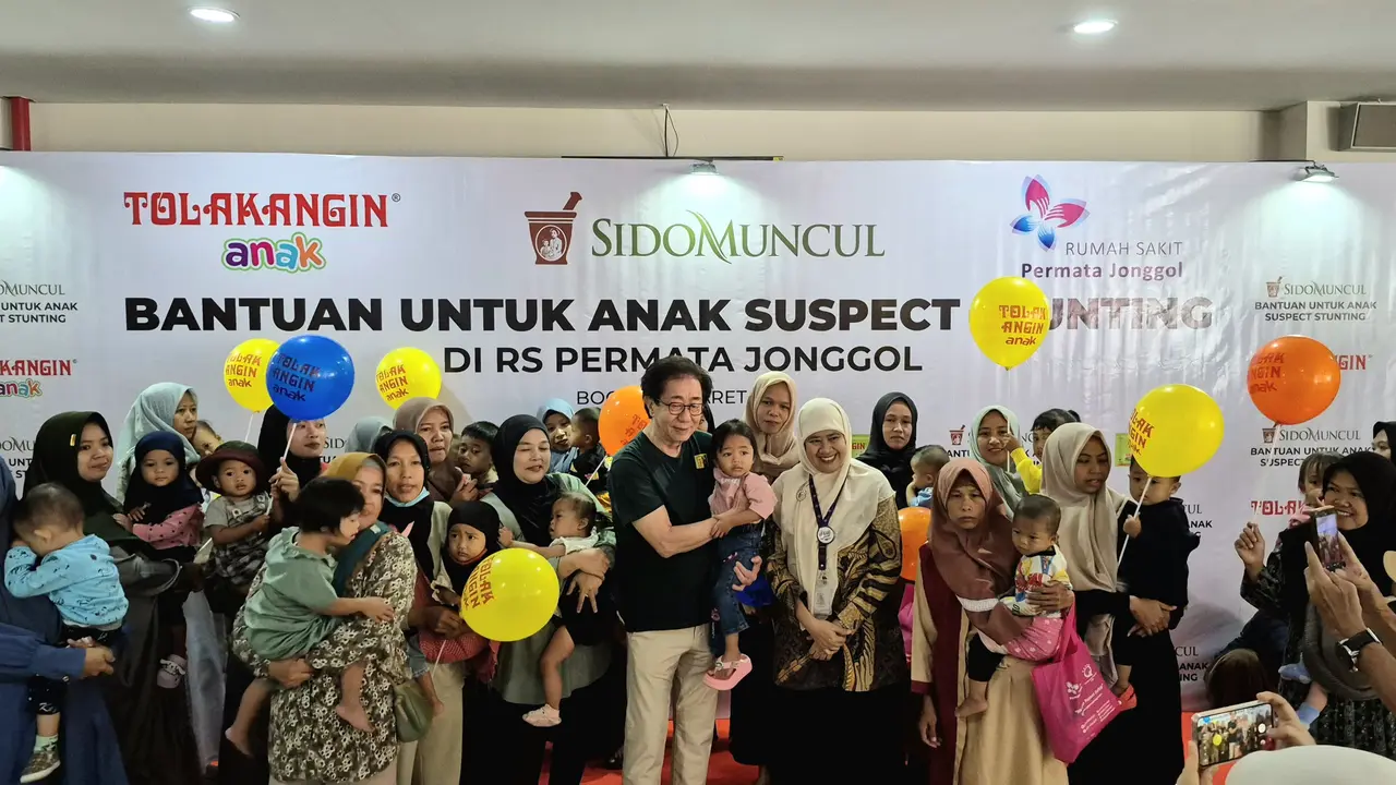 Sido Muncul Salurkan Bantuan Rp425 Juta untuk 170 Anak Suspect Stunting di Jonggol