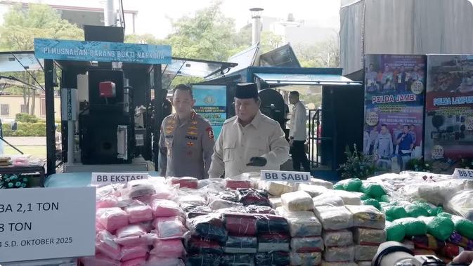 Pesan Prabowo: Jika Ada Indikasi Peredaran Narkoba, Segera Lapor
