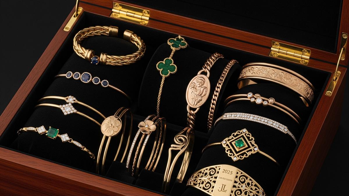 15 Gelang Emas 40 Gram Model Unik Koleksi Langka 2025, Investasi Elegan Penuh Pesona