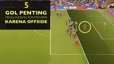 Video lima gol indah sepak bola yang dilakukan pemain top dunia yang seharusnya kena pelanggaran Offside.