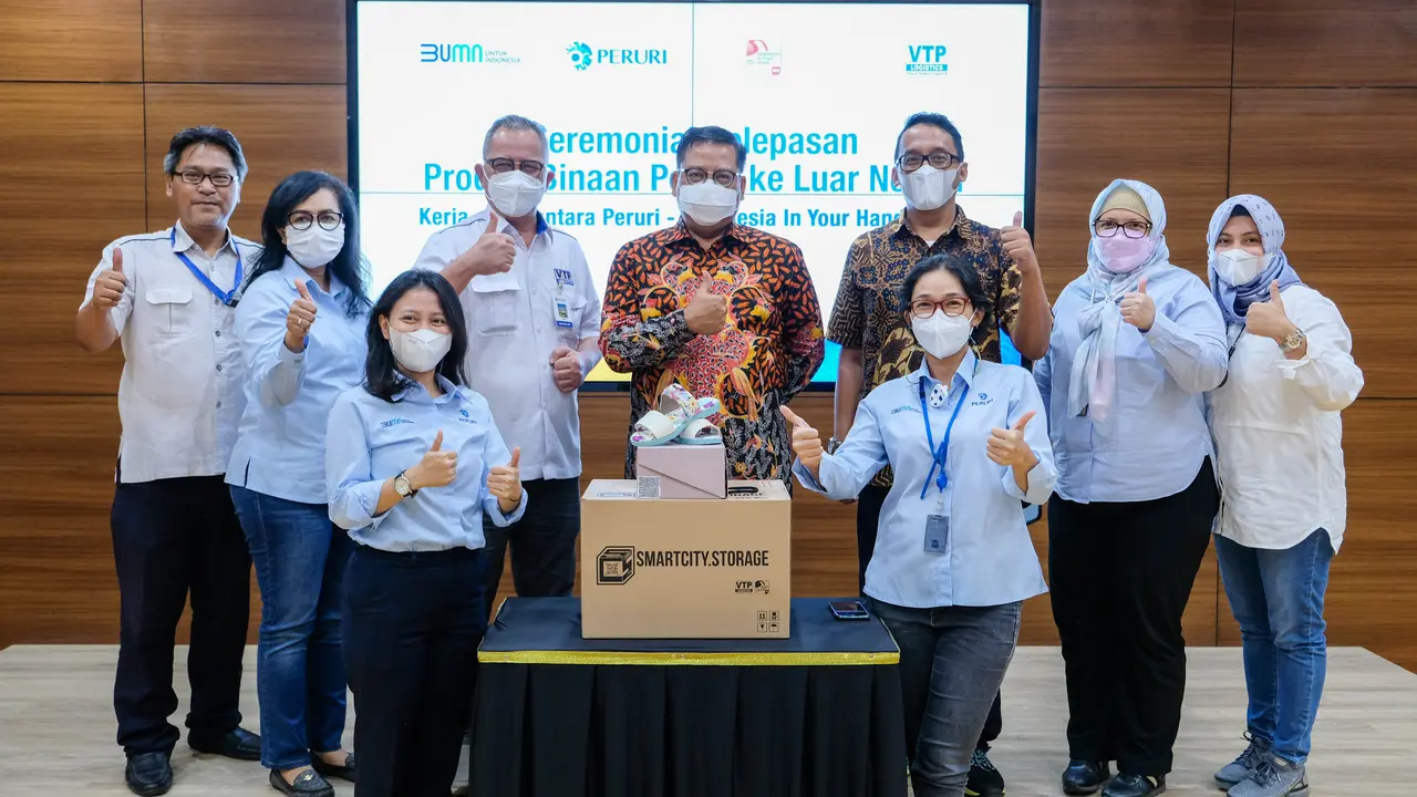 Peruri Gandeng VTP Logistic dan Indonesia In Your Hand Pasarkan Produk Mitra Binaan ke Australia, Kanada dan Eropa 