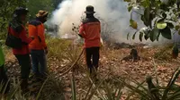 Ancaman kebakaran hutan dan lahan terus meningkat seiring keringnya cuaca di beberapa daerah langganan karhutla. (Foto: Dok. BNPB/Sutopo Purwo Nugroho)