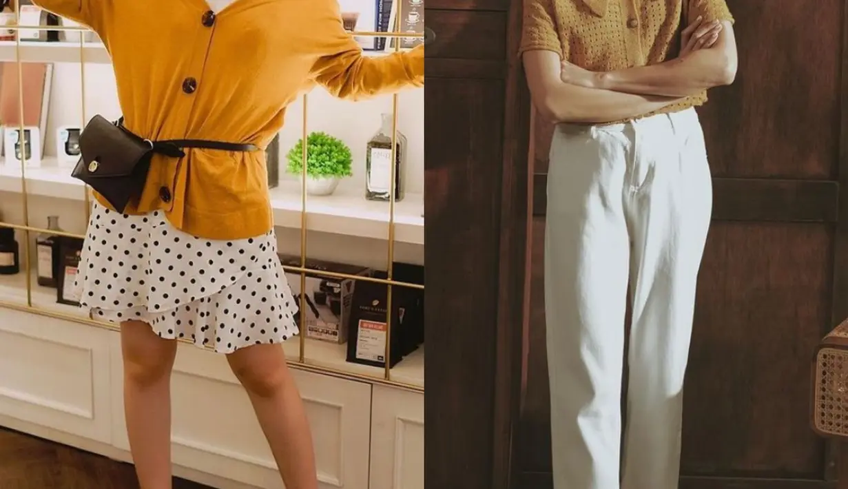 Ingin tampil lebih chic dengan baju warna mustard? Mulai dari Febby Rastanty hingga Putri Marino berikut potret gaya mereka yang bisa jadi inspirasi.