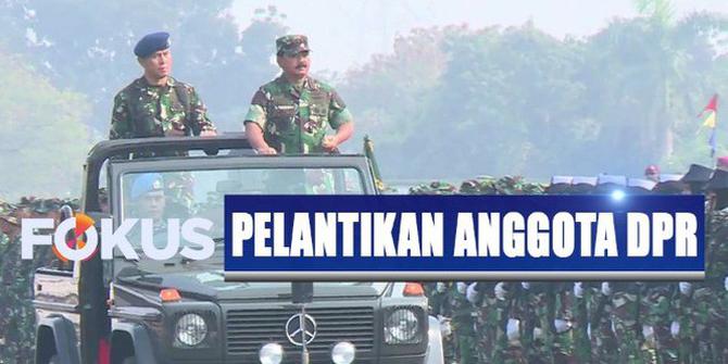 Panglima TNI Pimpin Apel Pengamanan Pelantikan Anggota DPR-DPD di Lanud Halim