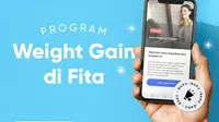 program Weight Gain dari Fita (dok: Fita)