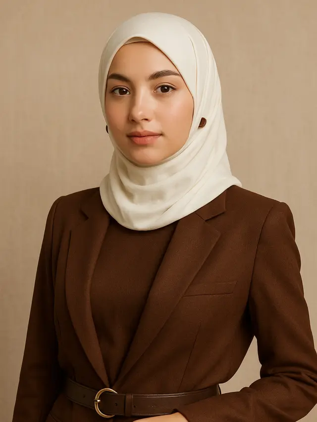 Warna Jilbab yang Cocok Dipadukan dengan Baju Coklat