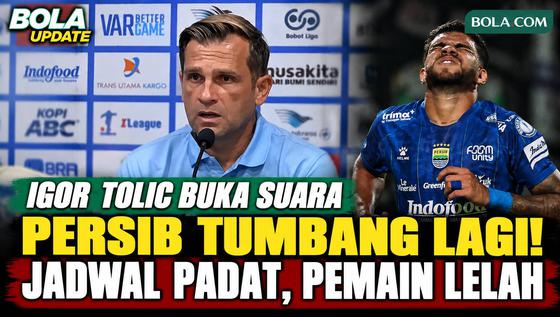 Igor Tolic Buka Suara Usai Persib Tumbang 0-1 dari Madura United, Soroti Jadwal Padat dan Pemain Kelelahan