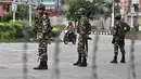 Sebelumnya, gelombang protes besar-besaran, yang dipimpin generasi muda “Gen Z”, pecah pada Senin (8/9/2025) yang berujung pada pengunduran diri Perdana Menteri K.P. Sharma Oli pada Selasa (9/9/2025). Protes dipicu dugaan korupsi pemerintah serta larangan sementara penggunaan media sosial. (Pedro Pardo/AFP)