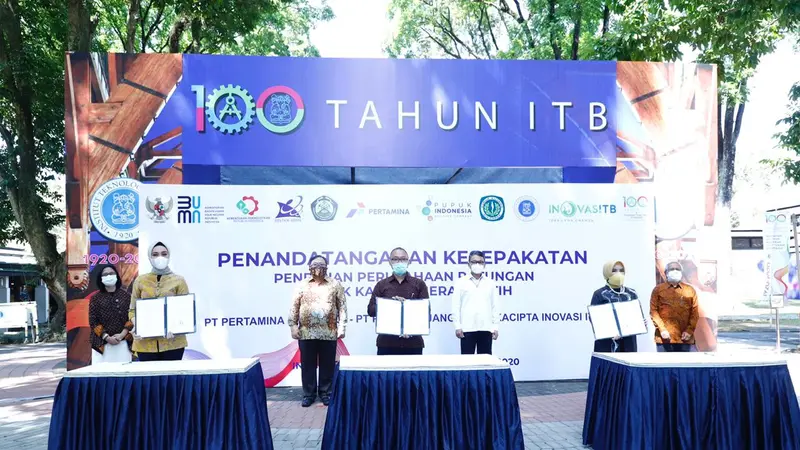 Sinergi dengan ITB dan Pupuk Kujang, Pertamina Tandatangani Perusahaan Patungan Pabrik Katalis Nasional