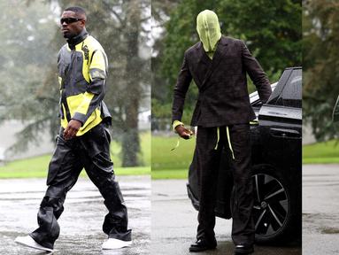 Momen kedatangan para pemain Timnas Prancis bak peragaan busana. Bertempat di Clairefontaine-en-Yvelines, Senin (07/10) waktu setempat, penggawa Les Bleus memakai pakaian yang modis dan penuh gaya. Mulai dari Paul Pogba hingg Mike Maignan punya gayanya sendiri dalam berpakaian. Bek Liverpool, Ibrahima Konate tampil paling unik dengan penutup mukanya. Para penggawa Timnas Prancis berkumpul untuk persiapan UEFA Nations League. Skuad asuhan Didier Deschamps tersebut akan bertandang ke Israel pada Jumat (11/10) mendatang. (AFP/Franck Fife)