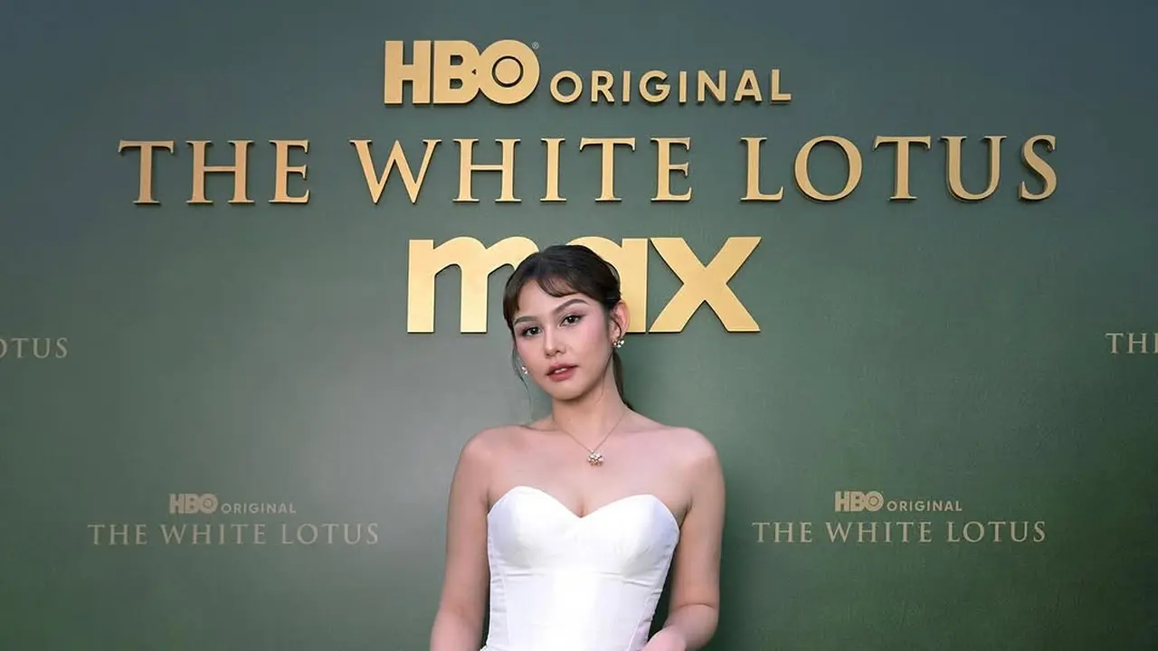 Potret Vanesha Prescilla Tampil Bak Pengantin di The White Lotus Season 3 Premiere Bangkok, Ketemu Lisa BLACKPINK!