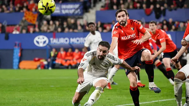 Real Madrid Kalah dari Osasuna, Persaingan Pemuncak Klasemen La Liga Makin Ketat