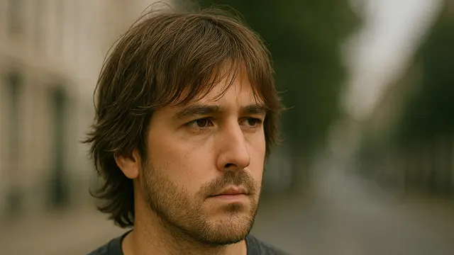 Model Potongan Rambut Pria Lurus Tipis