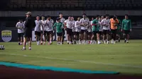 Jelang Hadapi Curacao di Bandung, Latihan Timnas Indonesia Dijaga Ketat